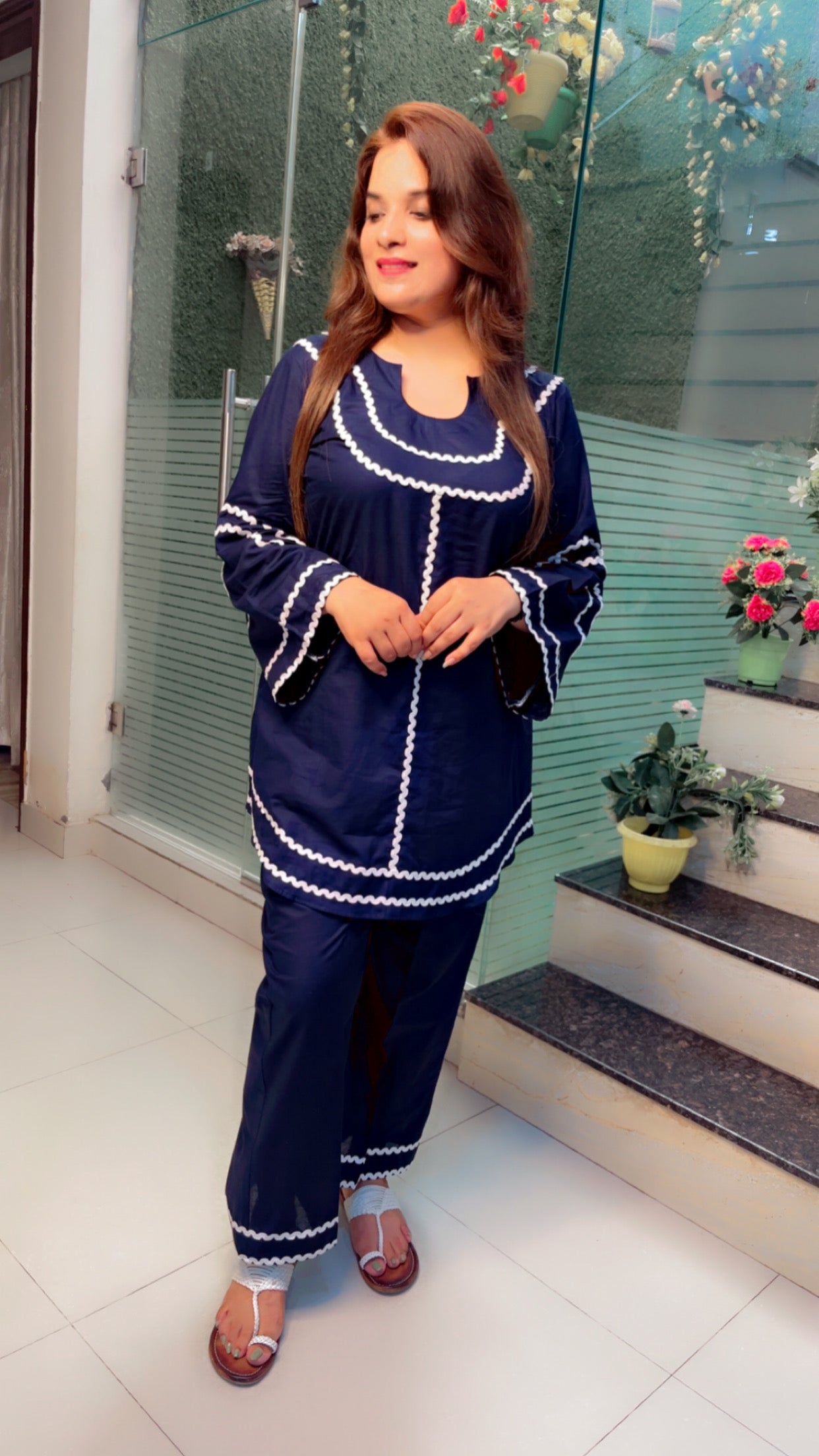 Designer Cotton Co-Ord Set