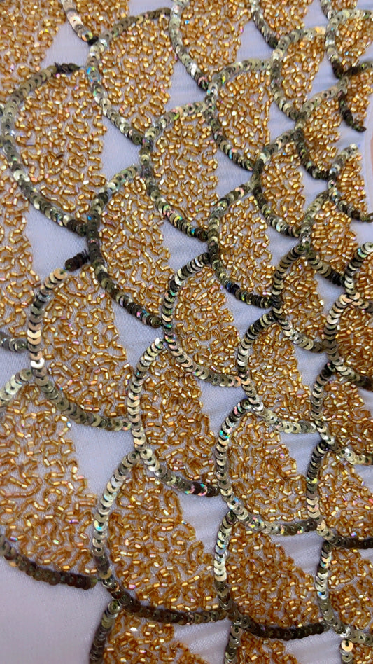 White Hand-Painted Suit