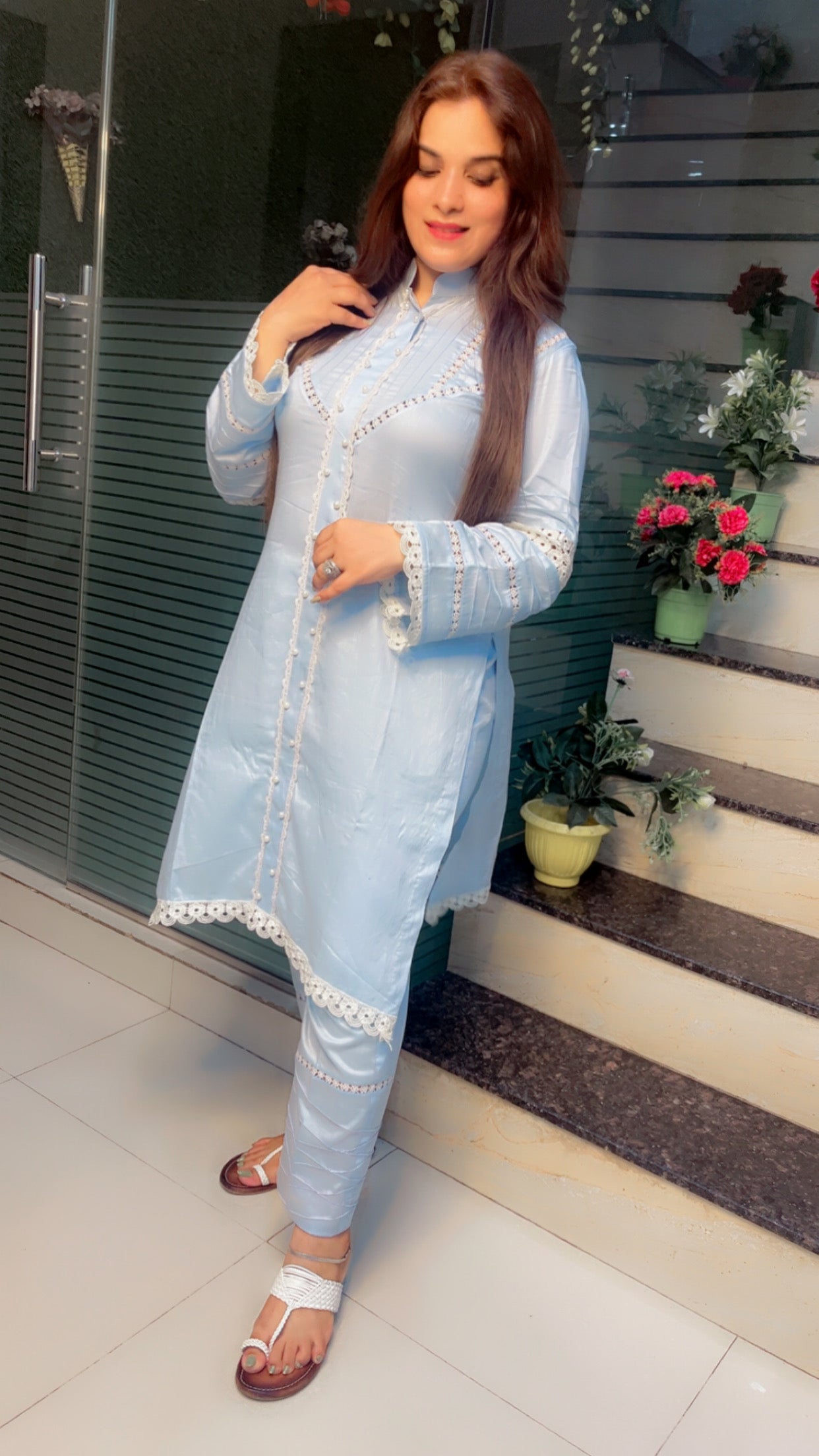 Cotton Designer Kurti Set