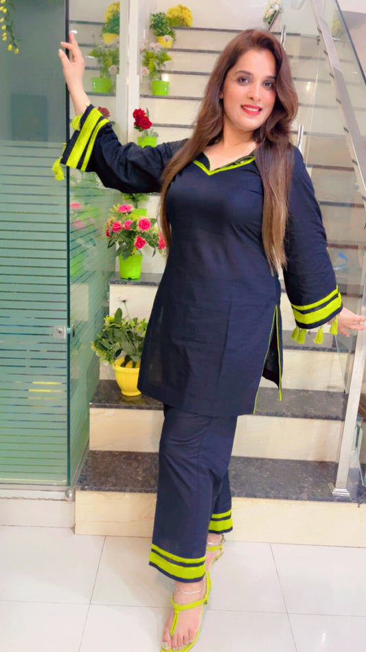 Cotton Designer Kurti Set