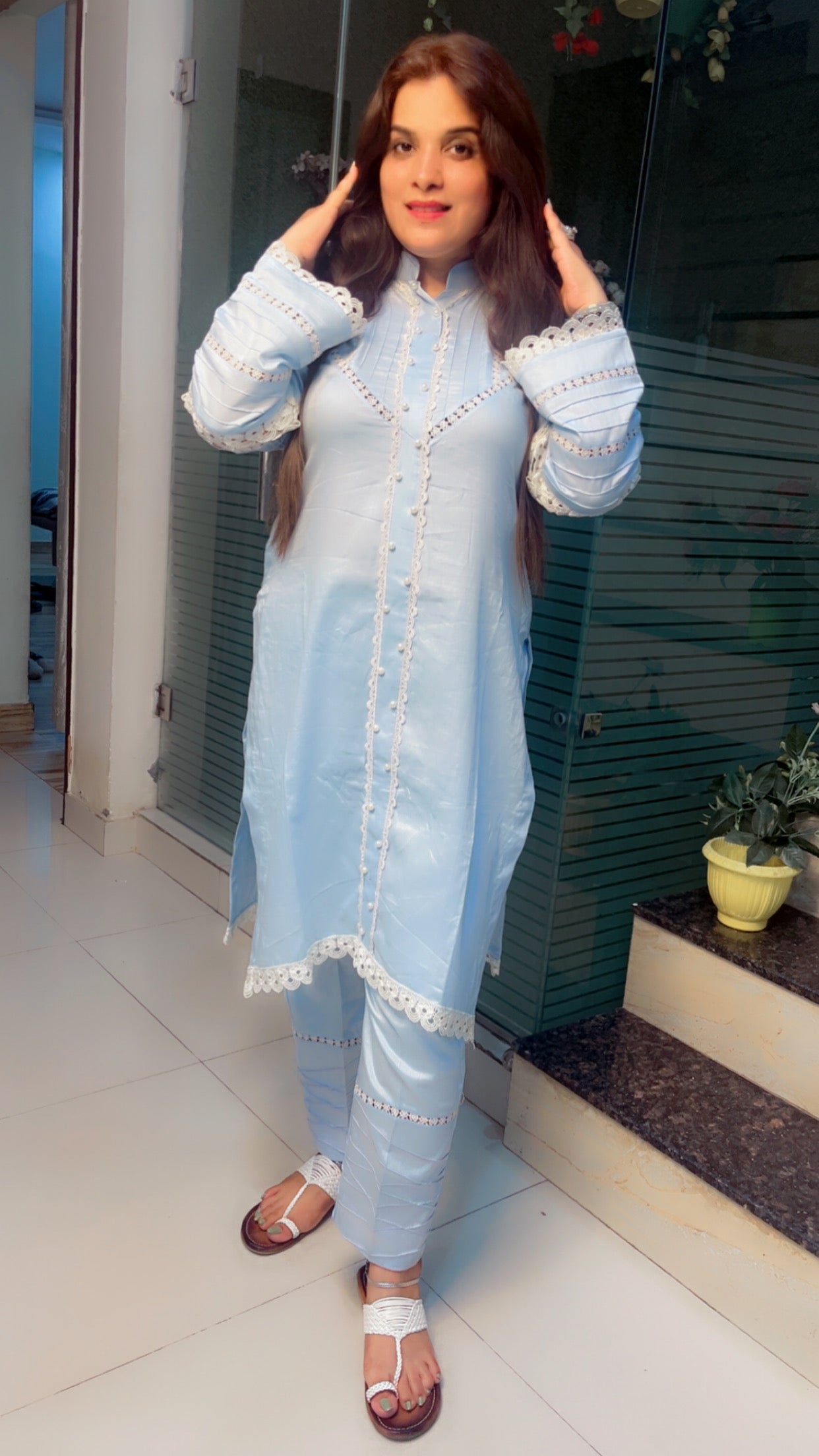Cotton Designer Kurti Set