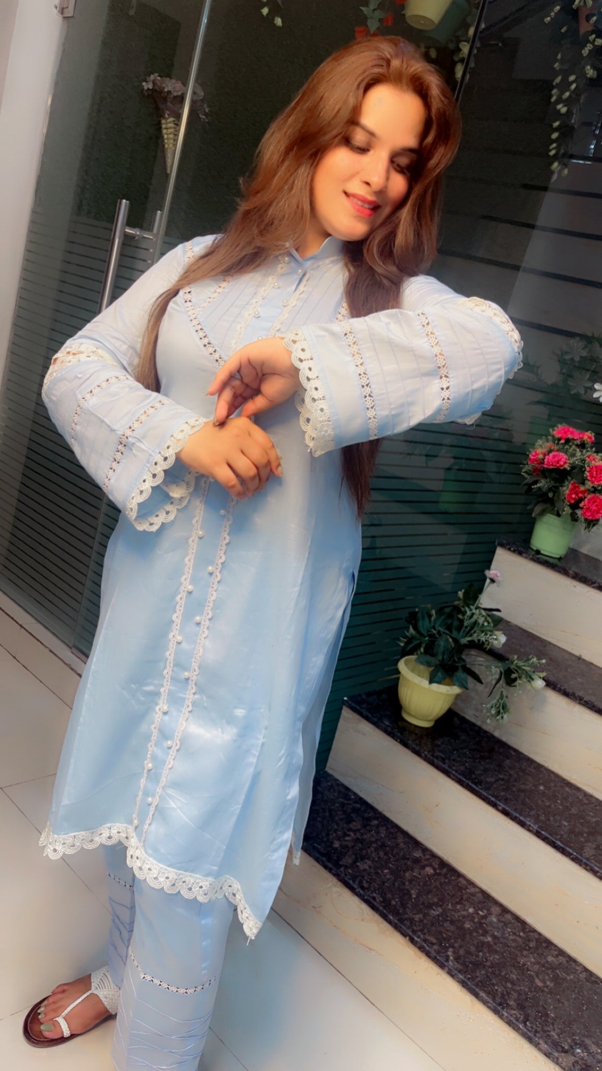 Cotton Designer Kurti Set