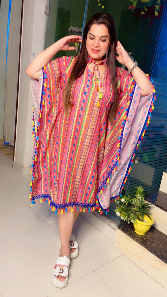 Multi Coloured Kaftaan (KF001)