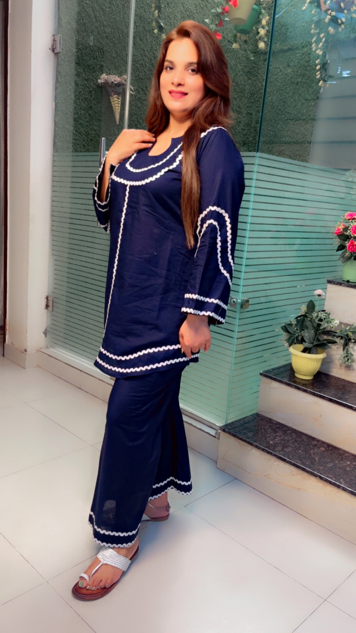 Designer Cotton Co-Ord Set