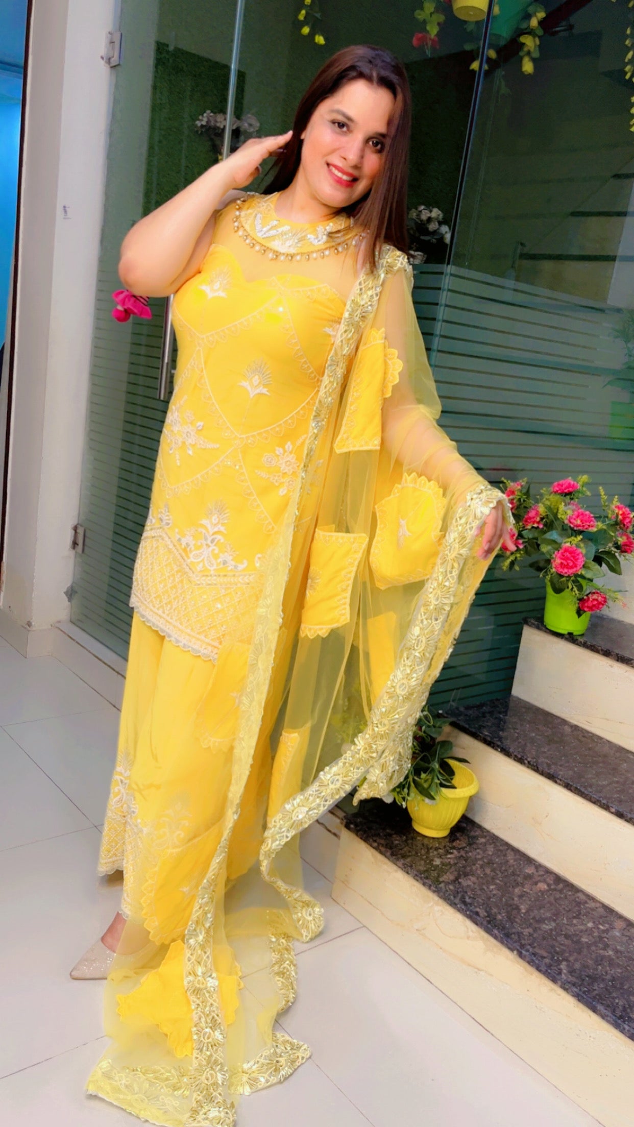 Yellow Suits for Weddings (PS011)