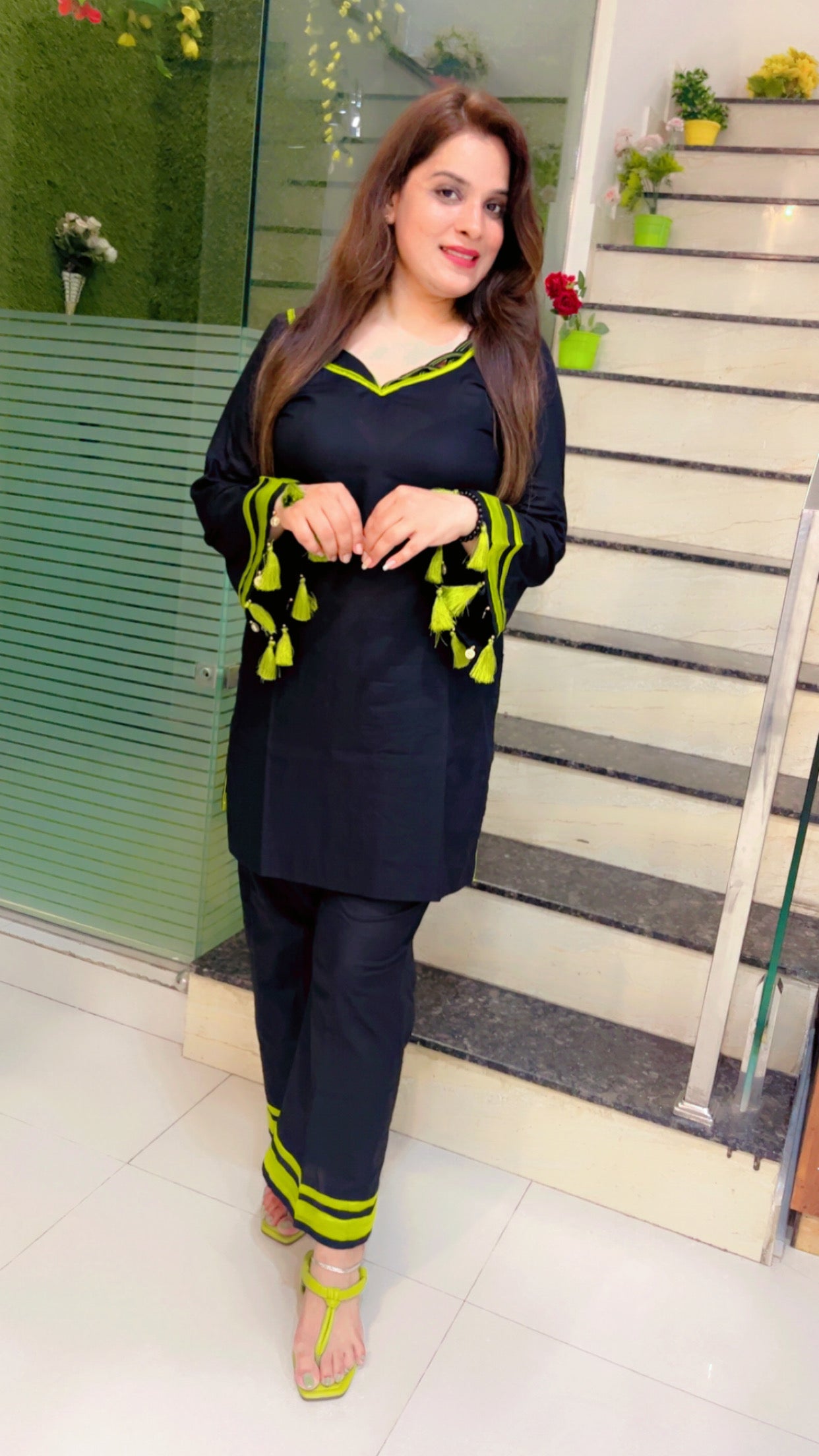 Cotton Designer Kurti Set