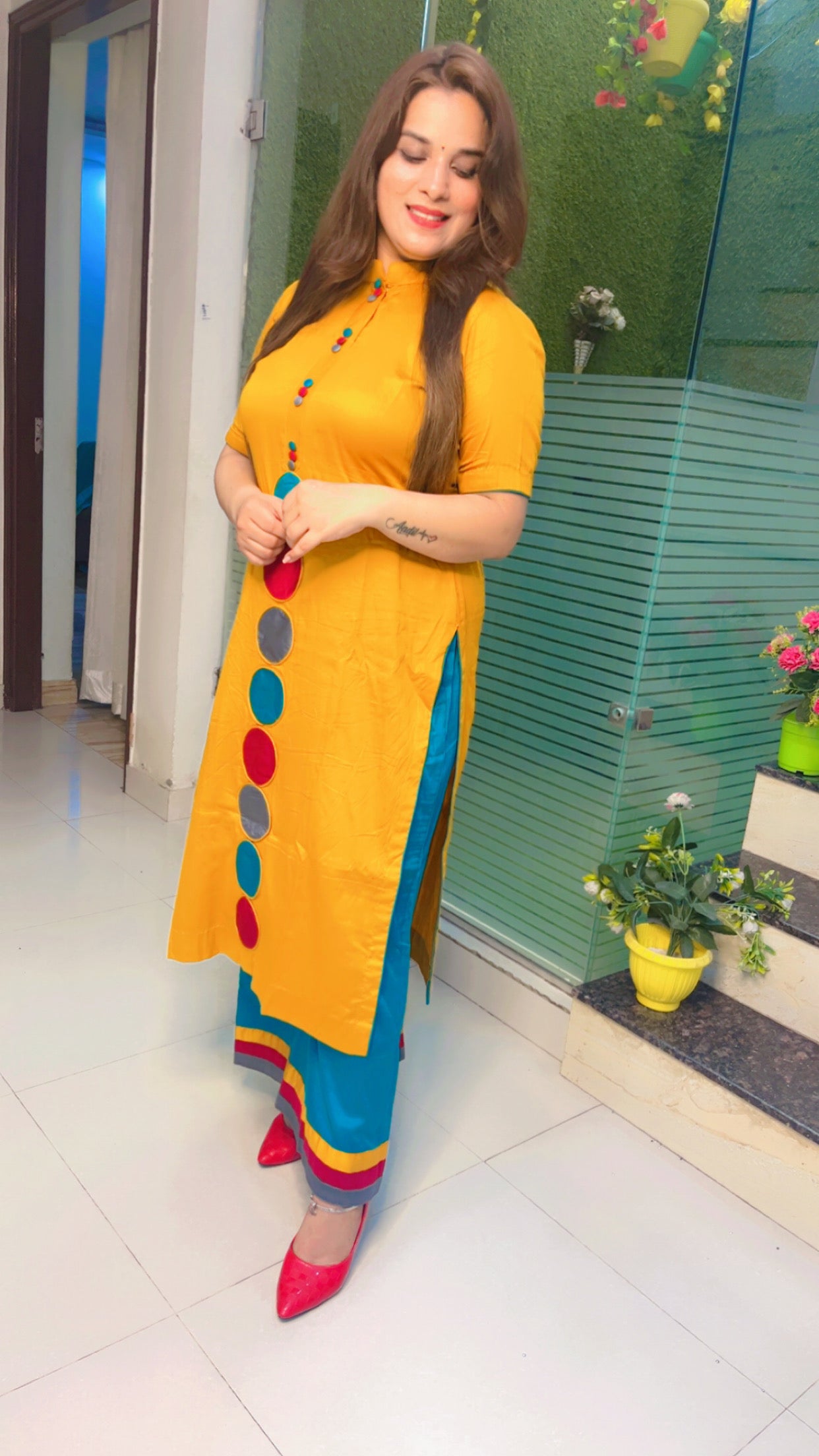 Designer Kurti Set
