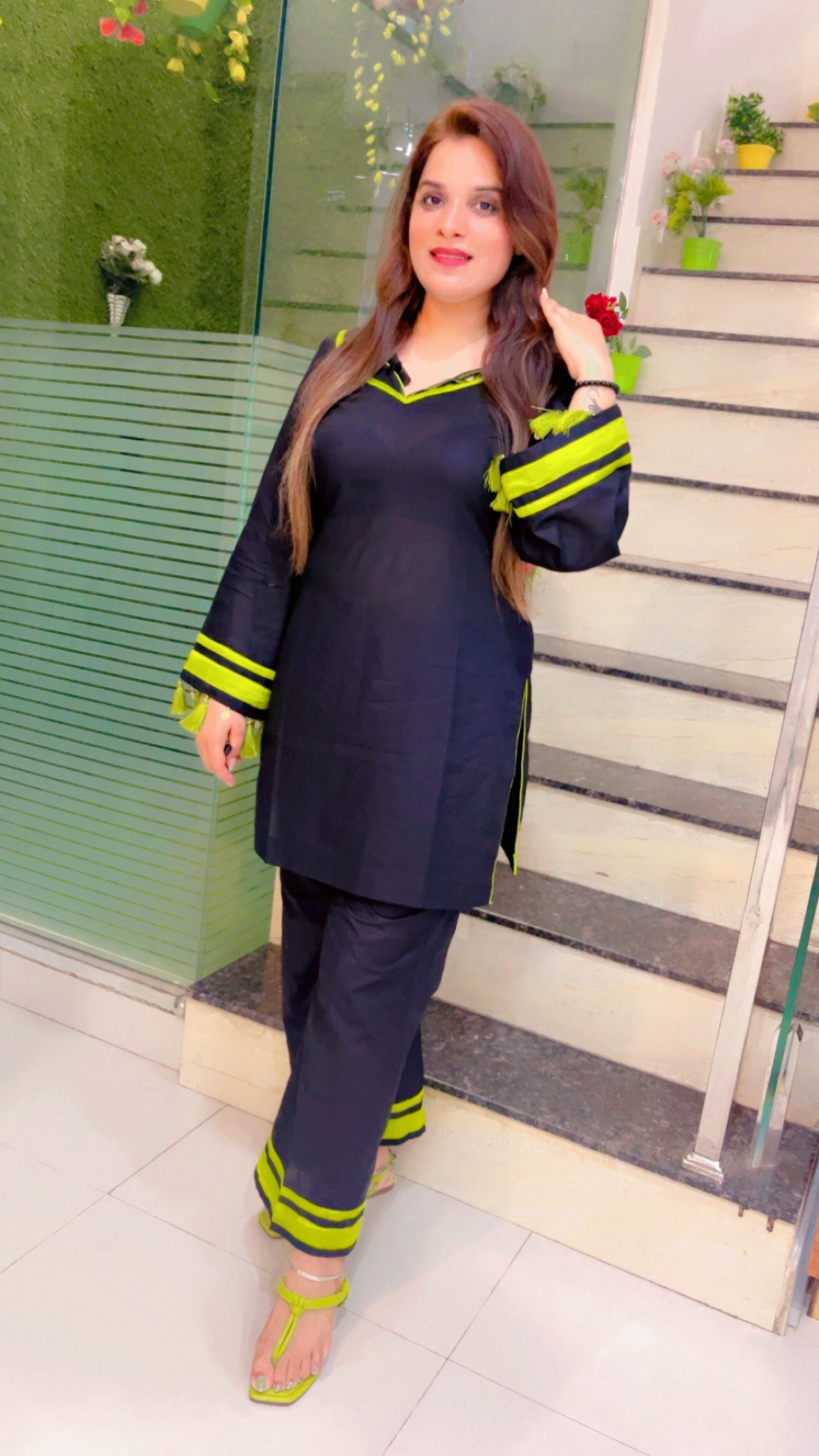 Cotton Designer Kurti Set