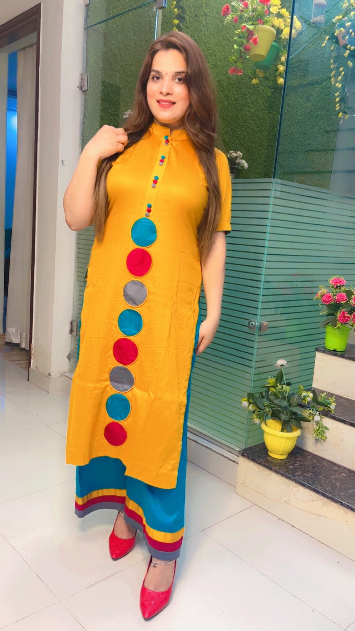 Designer Kurti Set