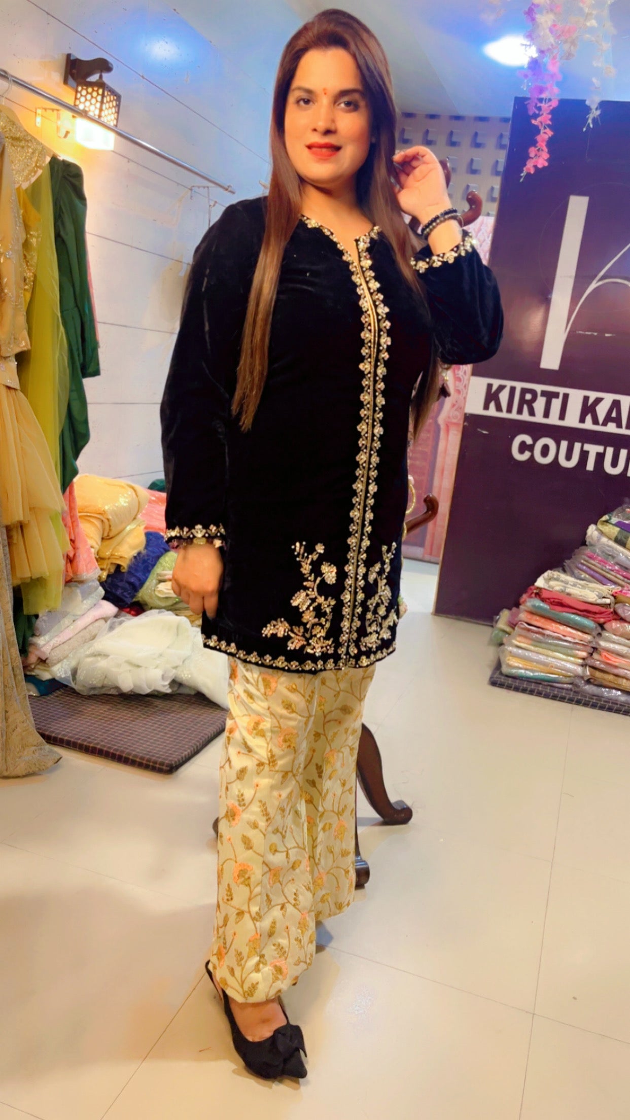 Embroidered Winter Co-ord