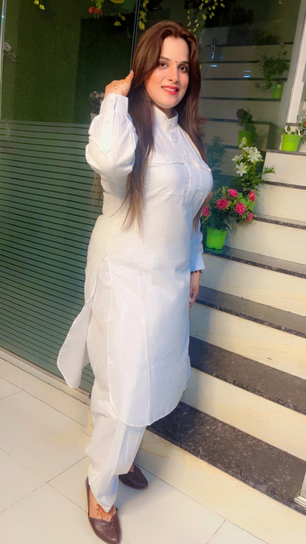 White Salwar-Kameez