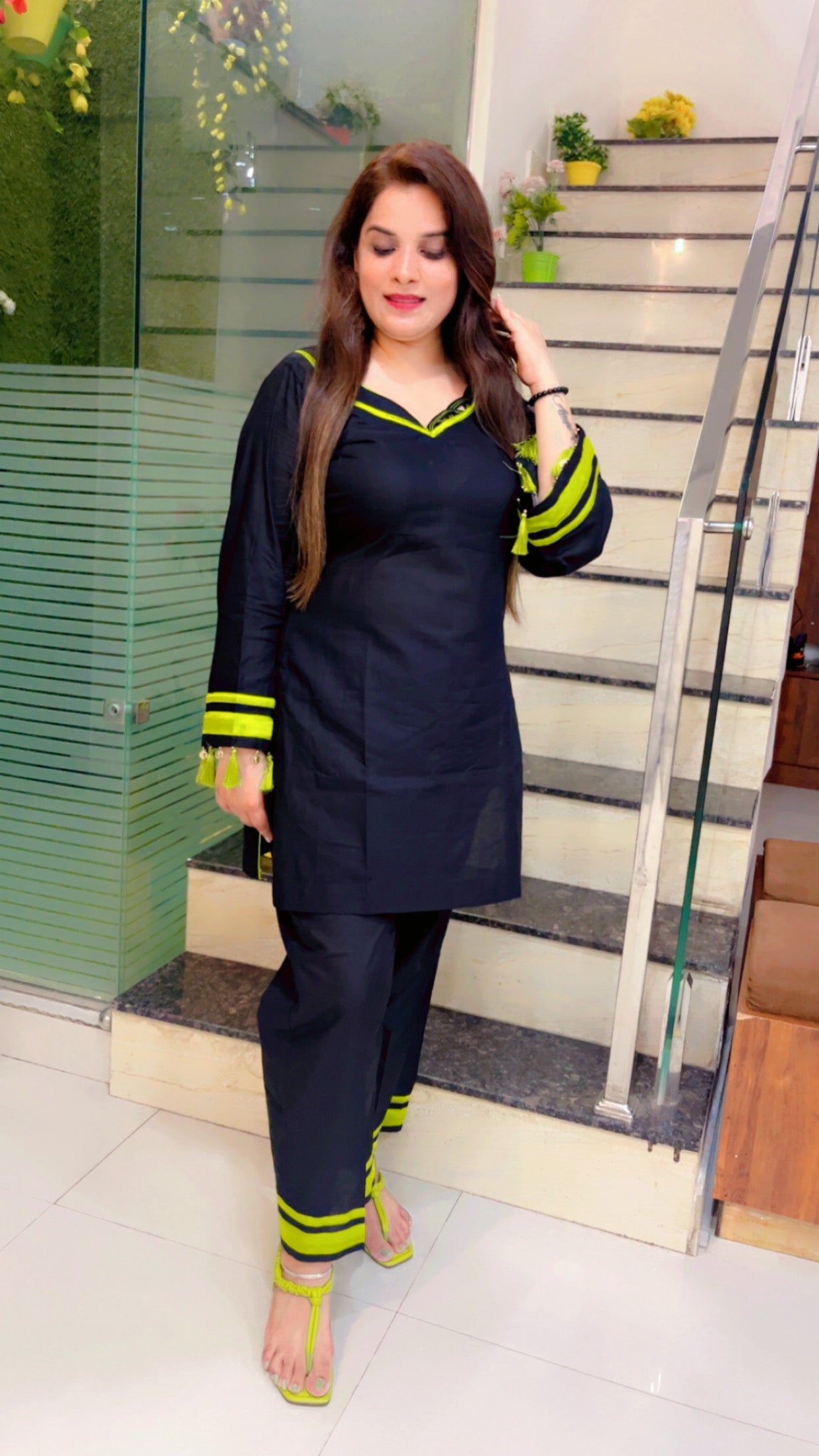 Cotton Designer Kurti Set