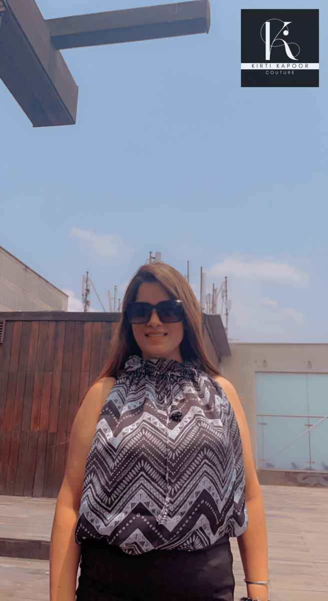 Black Skirt With Matching Top - Kirti Kapoor Couture