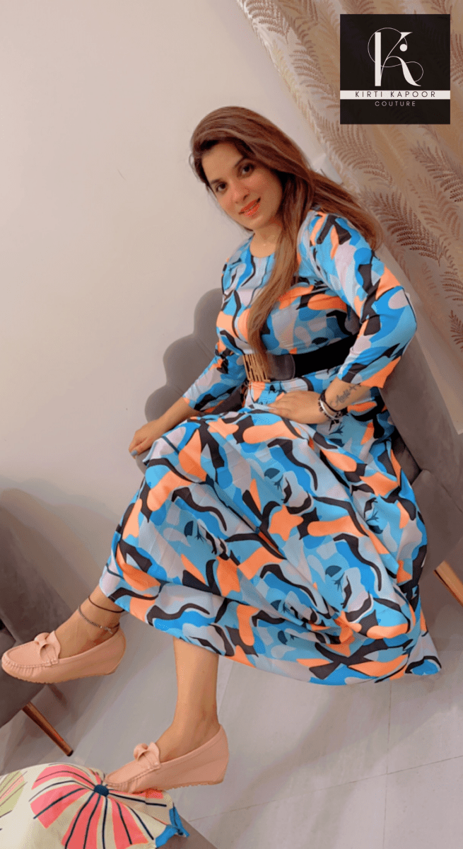 Blue - tiful Dress by Kirti Kapoor - Kirti Kapoor Couture