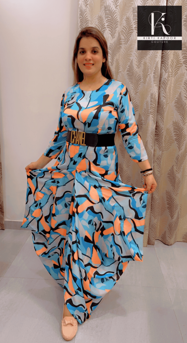 Blue - tiful Dress by Kirti Kapoor - Kirti Kapoor Couture