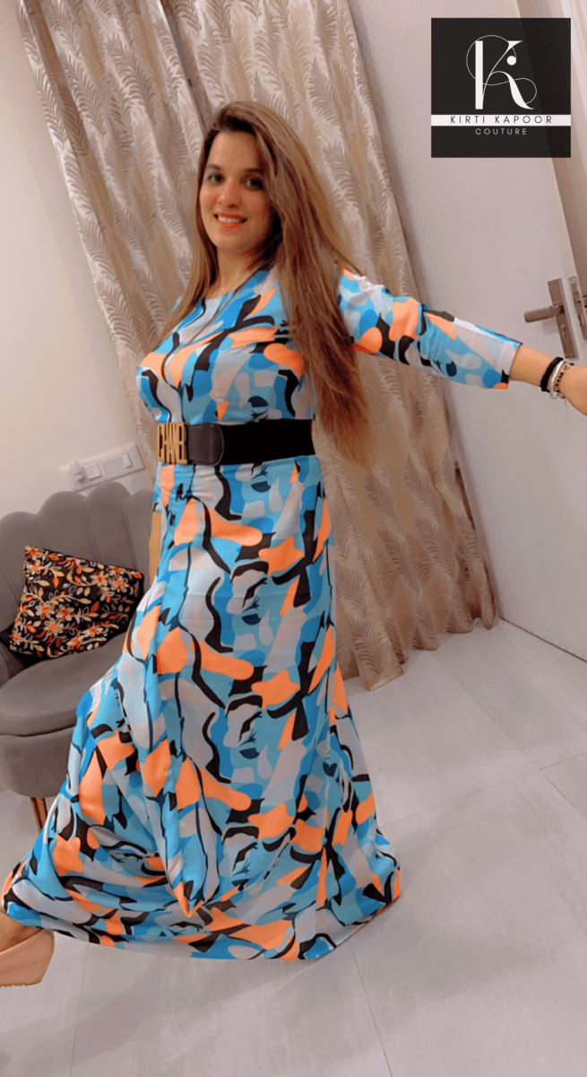 Blue - tiful Dress by Kirti Kapoor - Kirti Kapoor Couture