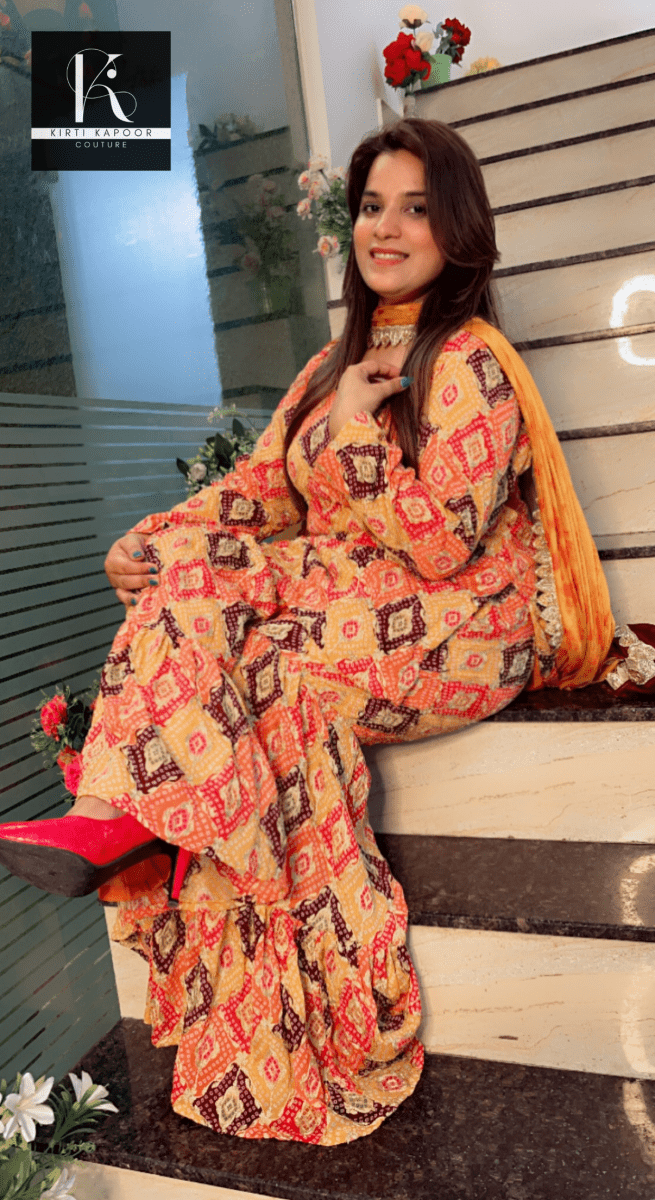 Boutique Fabric Sharara Suit for Festivals - Kirti Kapoor Couture