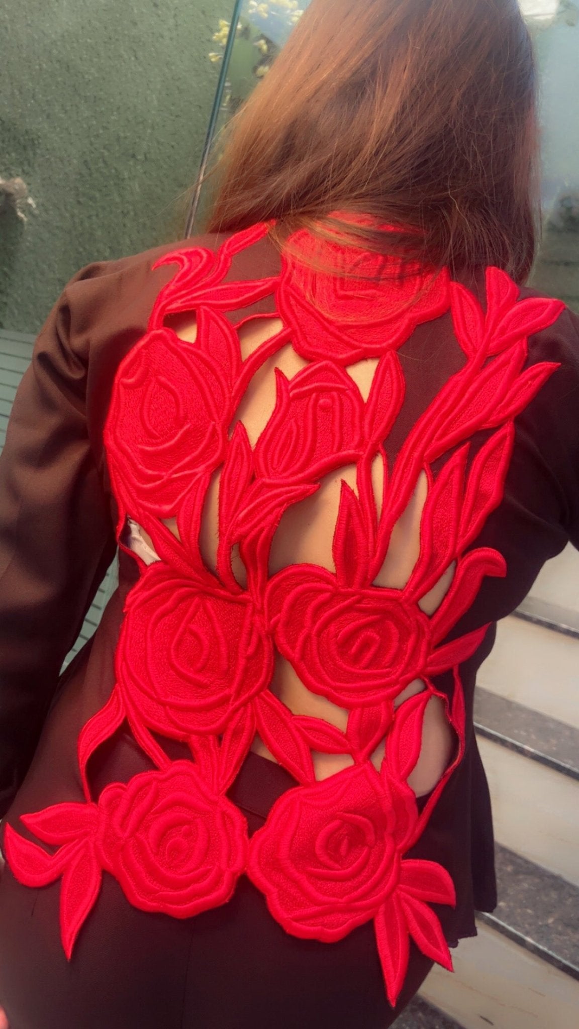 Co - ord with Embroidered Back - Kirti Kapoor Couture