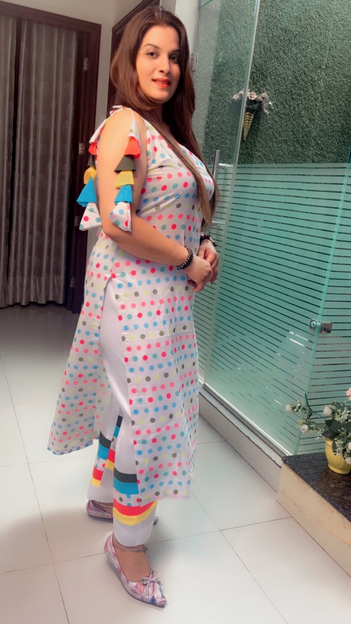 Cotton kurti pant Set - Kirti Kapoor Couture