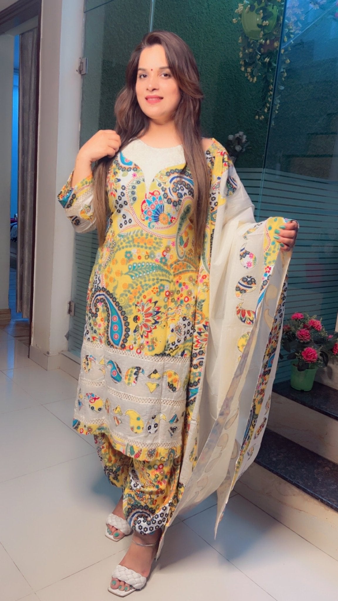 Cotton Printed Suit - Kirti Kapoor Couture