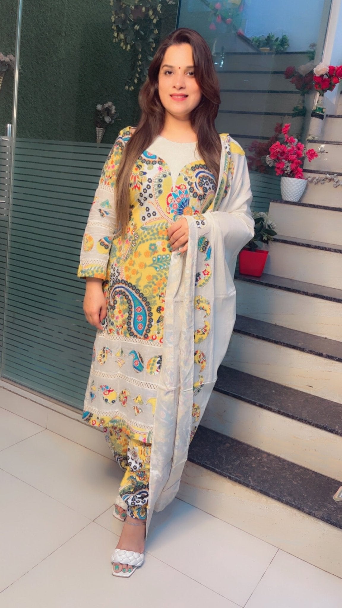 Cotton Printed Suit - Kirti Kapoor Couture