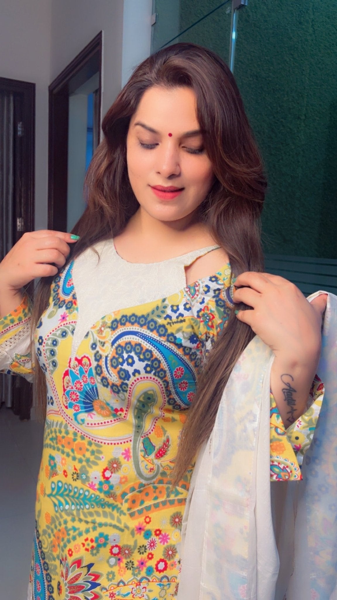 Cotton Printed Suit - Kirti Kapoor Couture