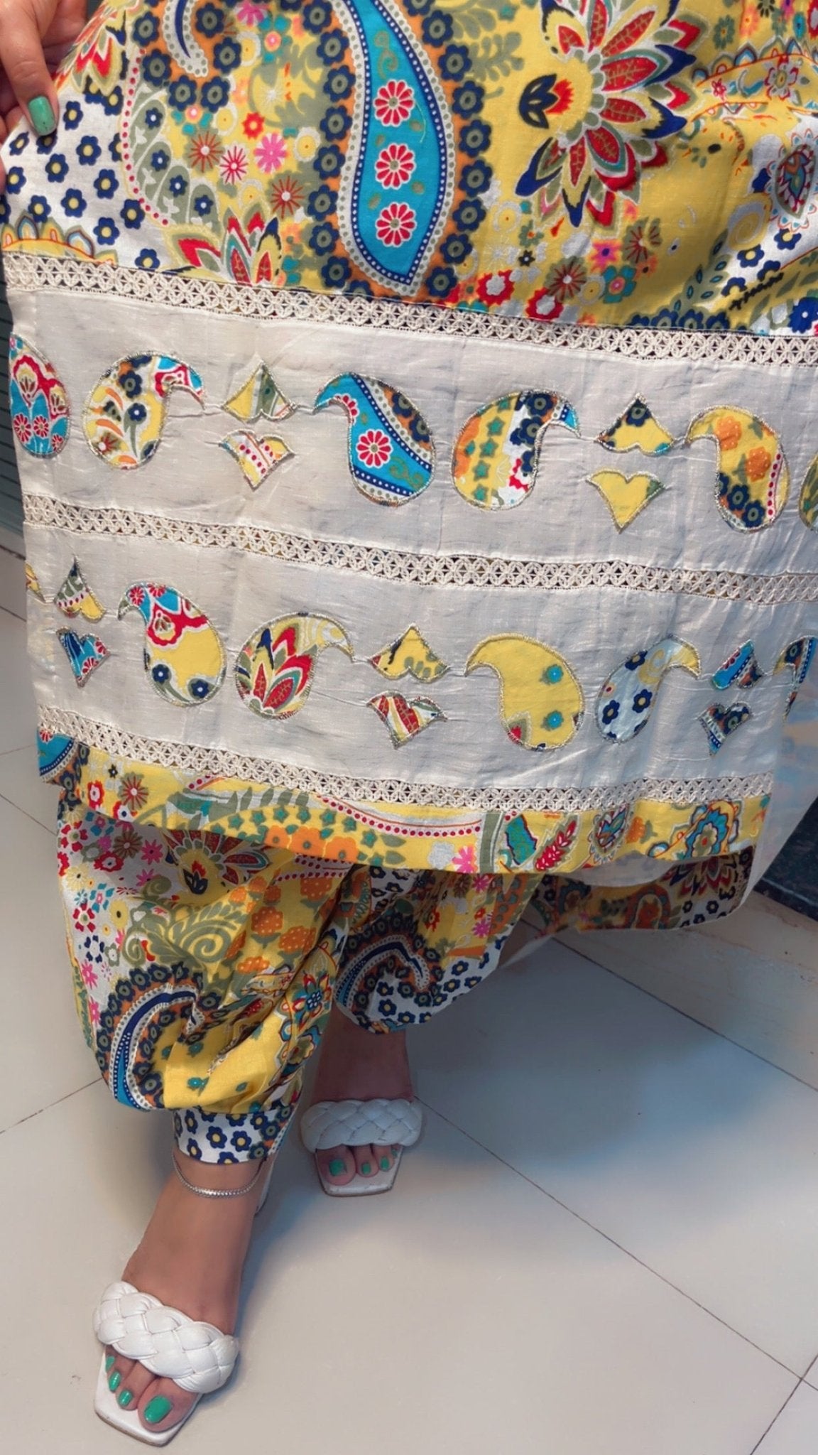 Cotton Printed Suit - Kirti Kapoor Couture