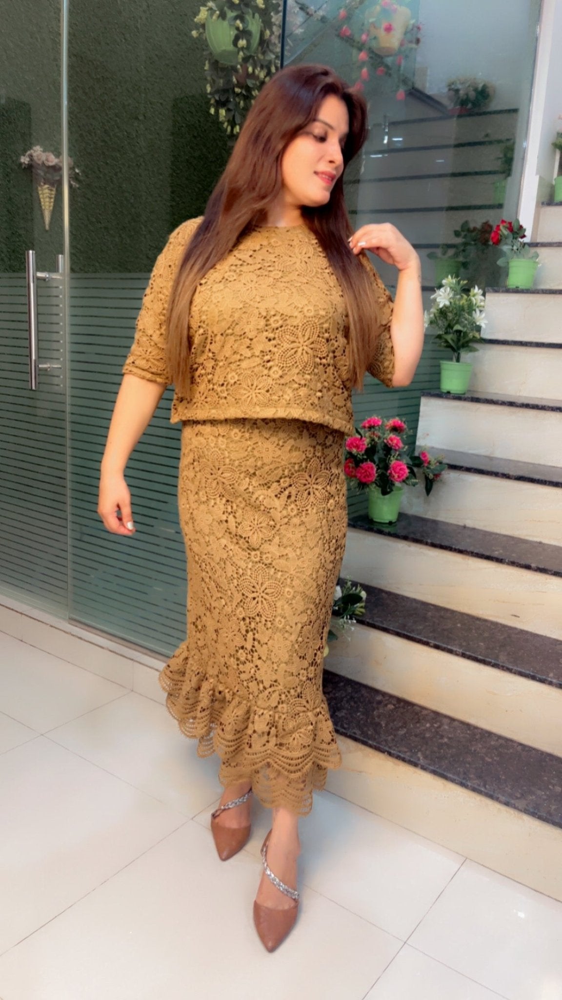 Crochet Skirt & Top - Kirti Kapoor Couture