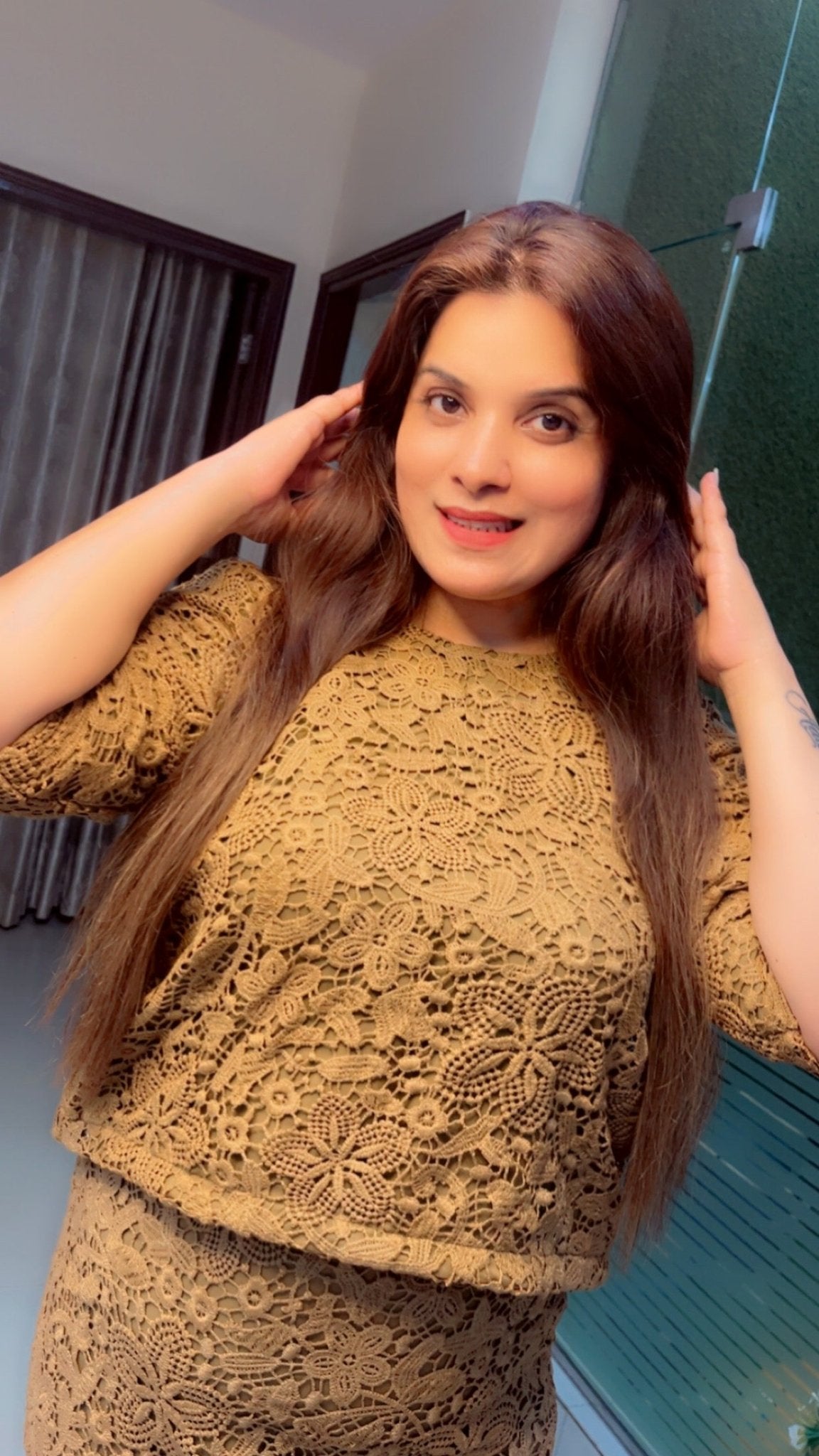 Crochet Skirt & Top - Kirti Kapoor Couture