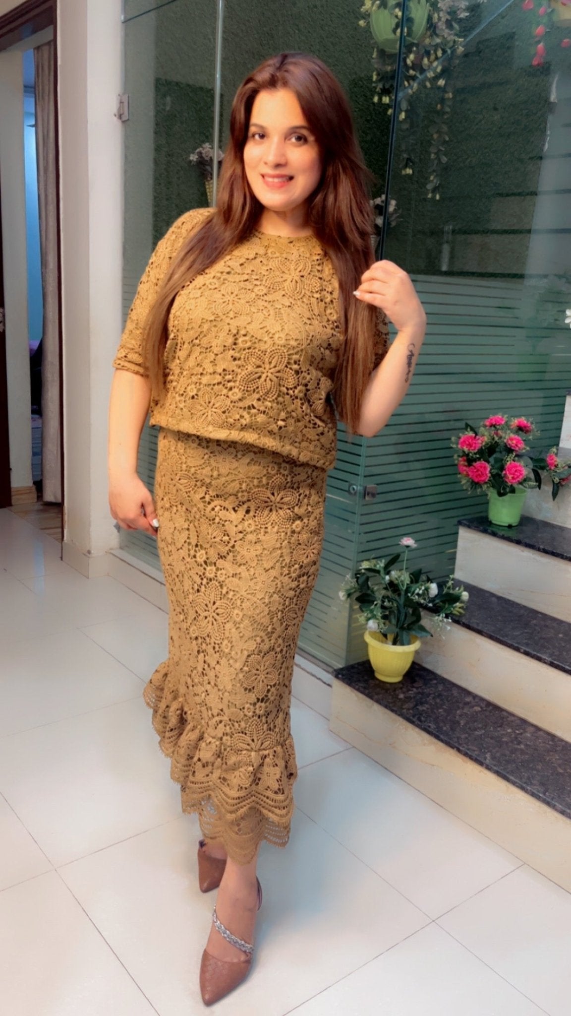 Crochet Skirt & Top - Kirti Kapoor Couture
