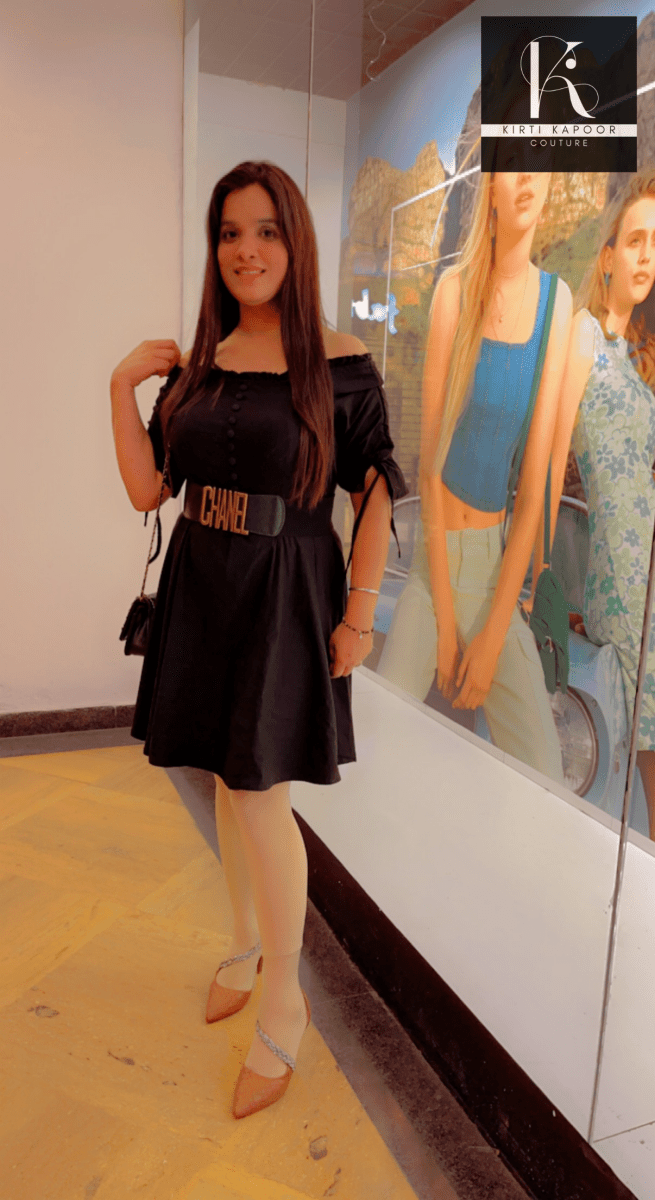 Custom - Made Black Dress by KIRTI KAPOOR - Kirti Kapoor Couture