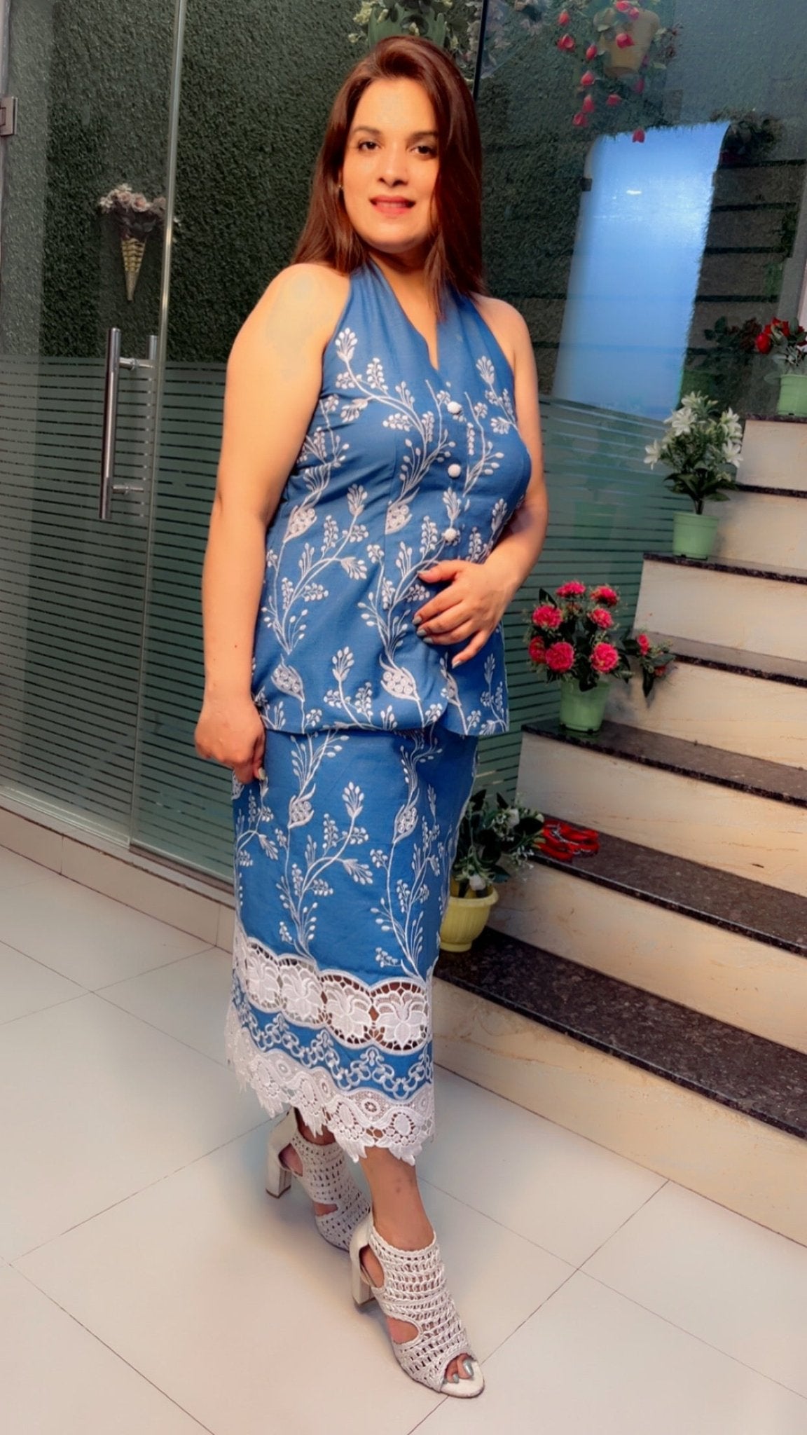 Denim Skirt & Top - Kirti Kapoor Couture
