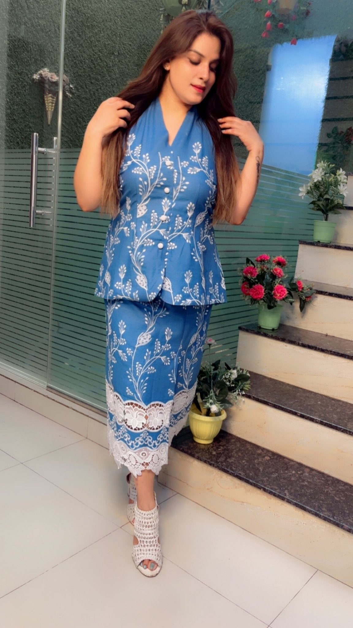 Denim Skirt & Top - Kirti Kapoor Couture