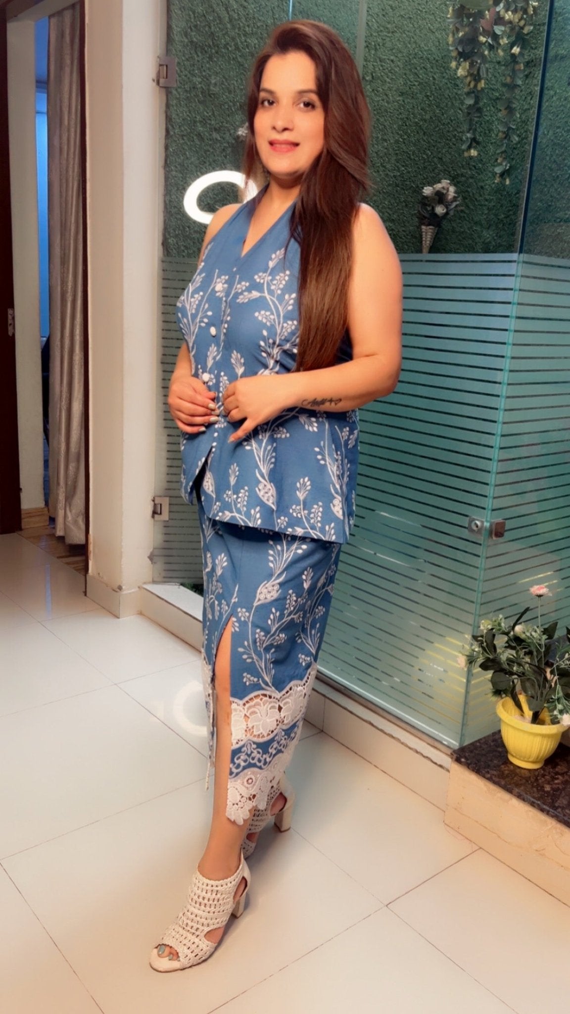 Denim Skirt & Top - Kirti Kapoor Couture