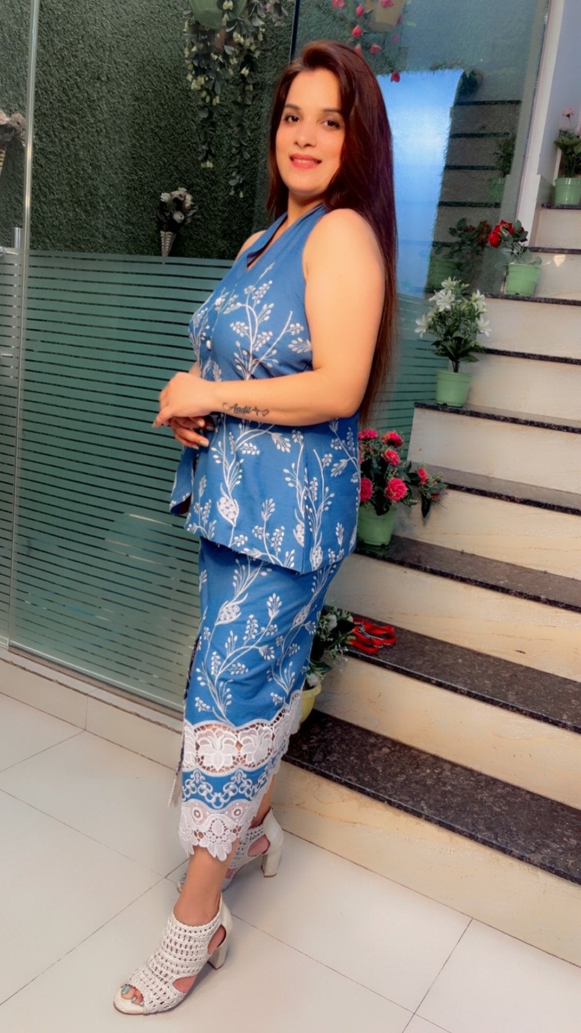 Denim Skirt & Top - Kirti Kapoor Couture