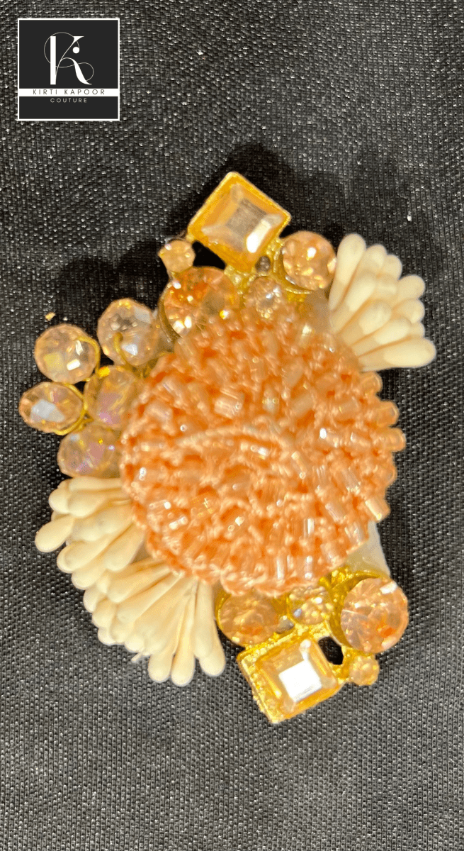 Designer Applique For Suits With Beads - Kirti Kapoor Couture