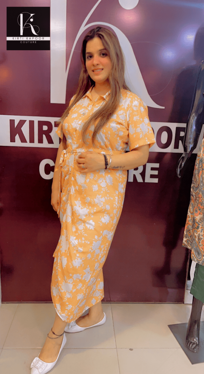 Designer Draped Kurti by Kirti Kapoor - Kirti Kapoor Couture
