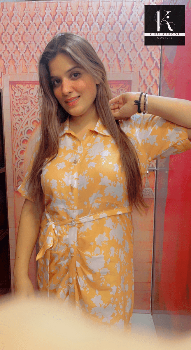 Designer Draped Kurti by Kirti Kapoor - Kirti Kapoor Couture
