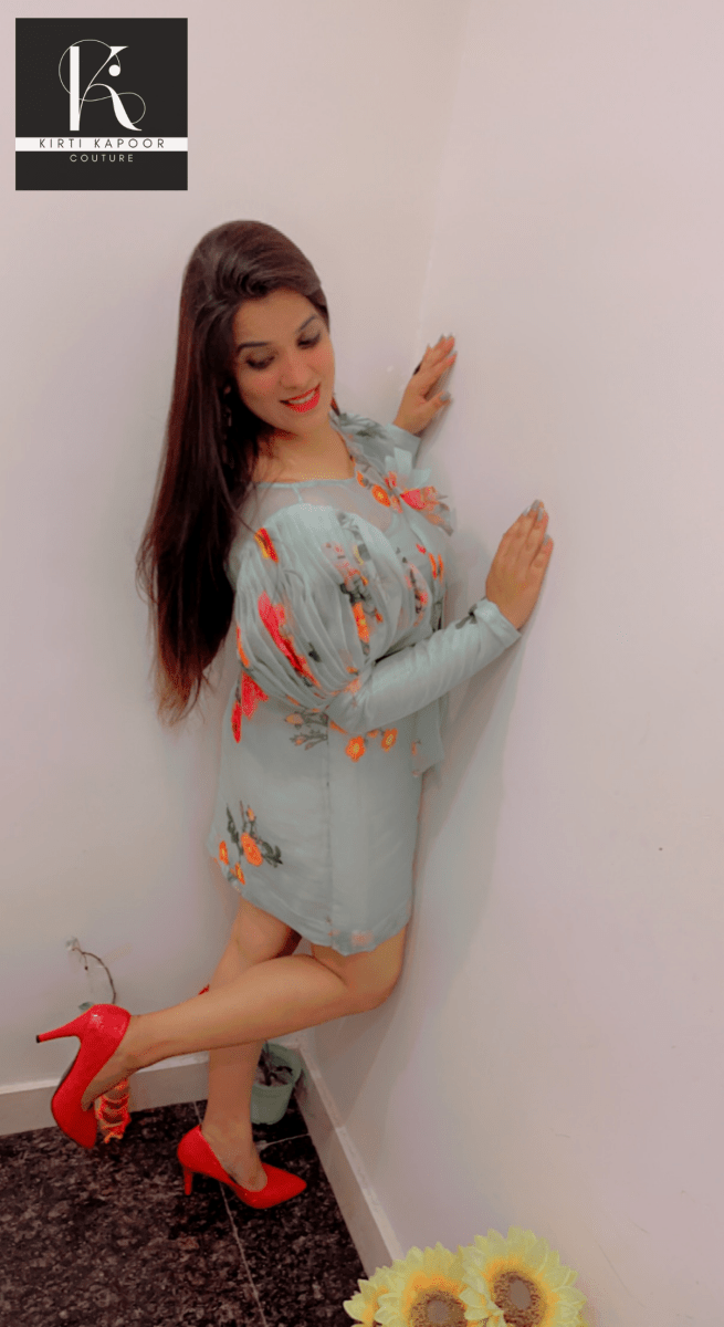 Designer Organza Tunic by Kirti Kapoor - Kirti Kapoor Couture