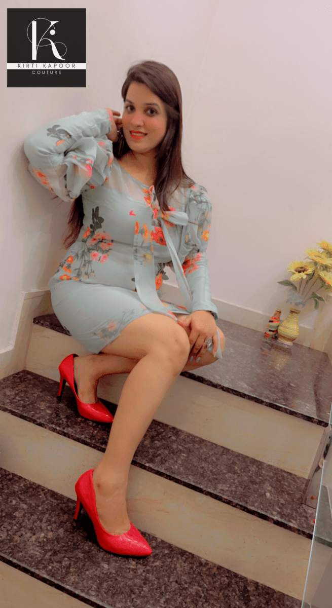 Designer Organza Tunic by Kirti Kapoor - Kirti Kapoor Couture