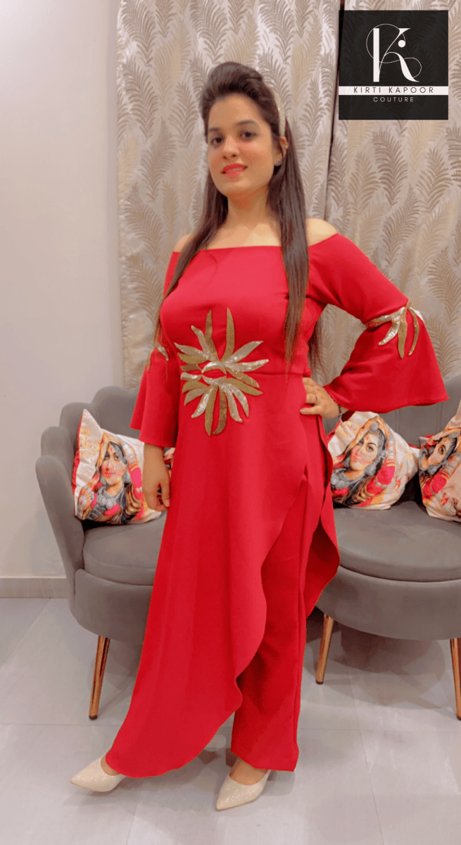 Embroidered Co - ord Set - Customisable Options Available - Kirti Kapoor Couture