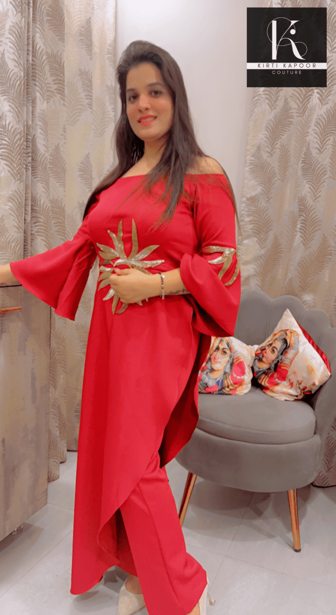 Embroidered Co - ord Set - Customisable Options Available - Kirti Kapoor Couture