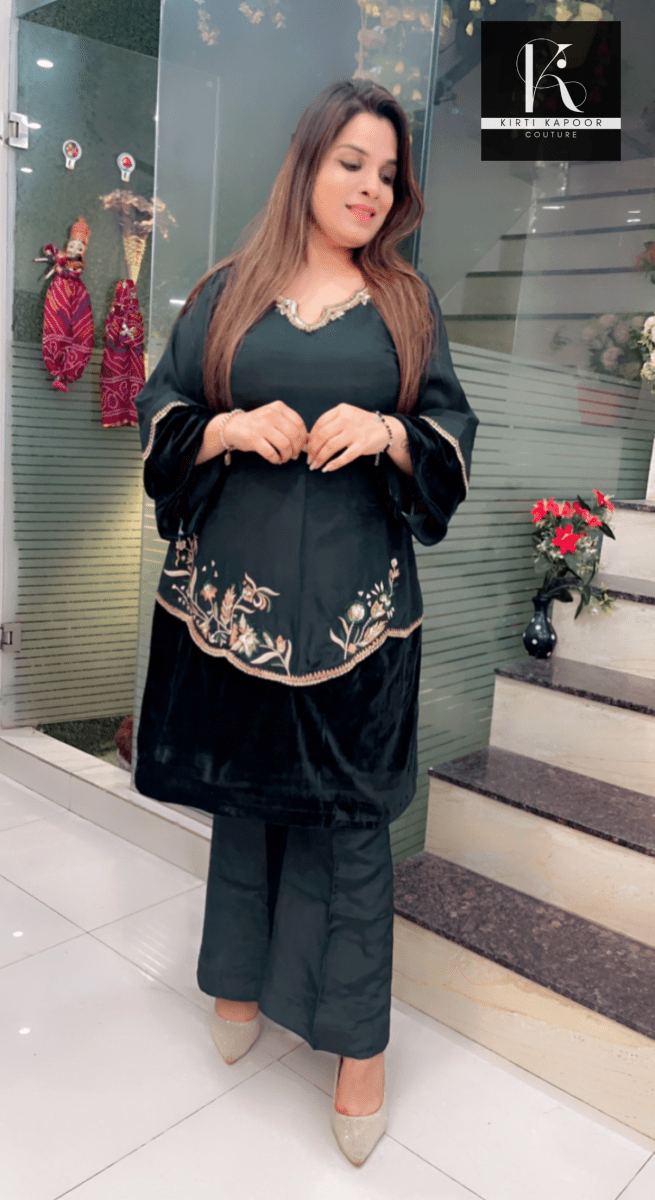 Embroidered Co - ord Set for Spring Season - Kirti Kapoor Couture