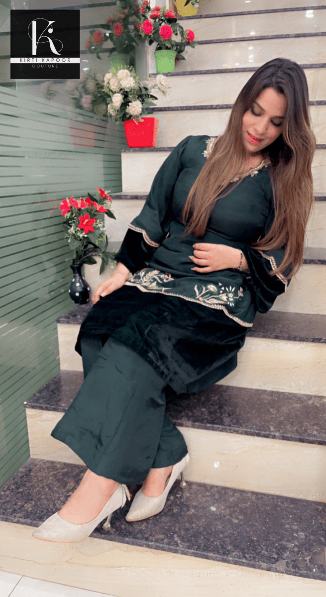 Embroidered Co - ord Set for Spring Season - Kirti Kapoor Couture