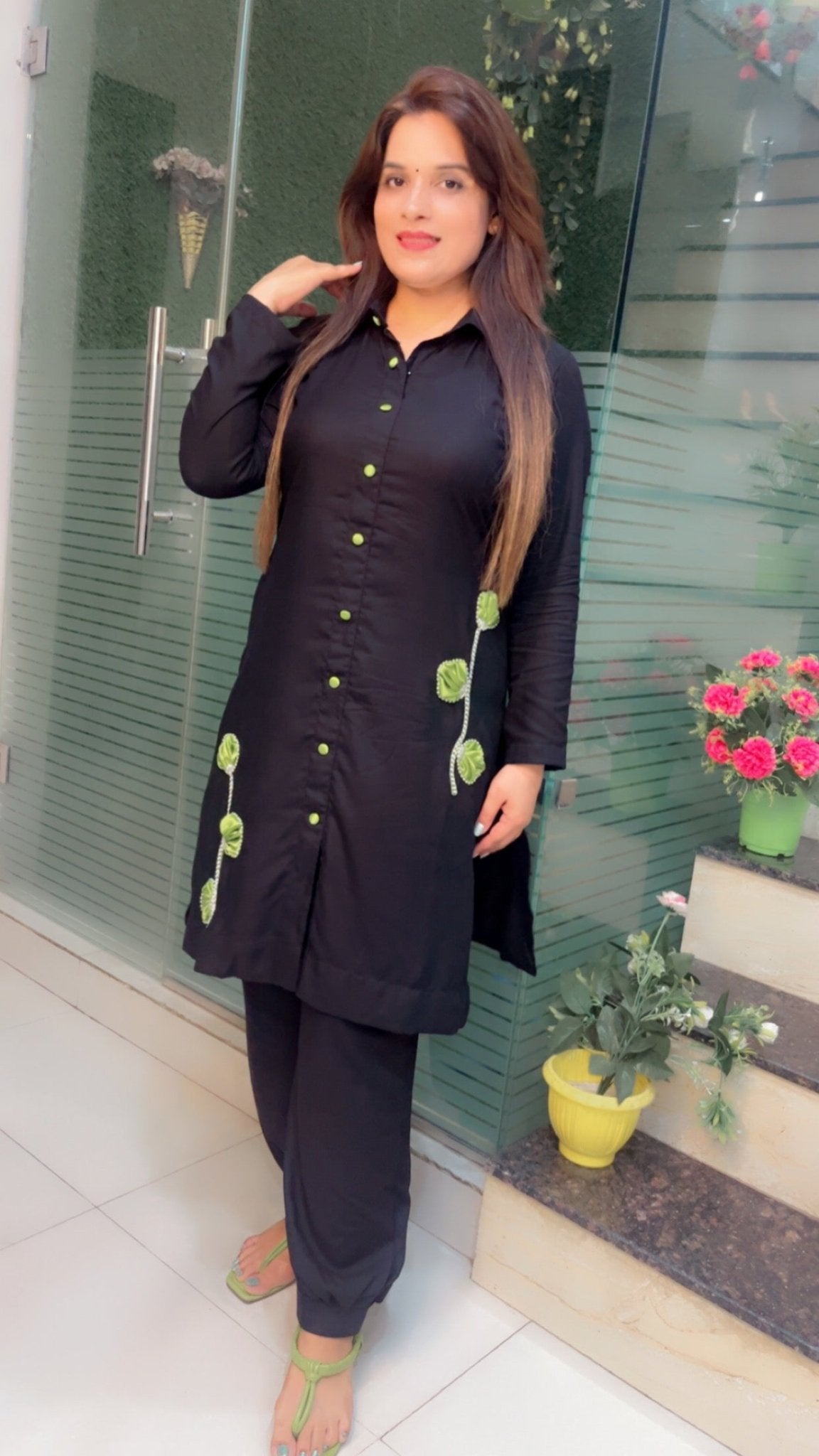 Embroidered Kurti Set - Kirti Kapoor Couture