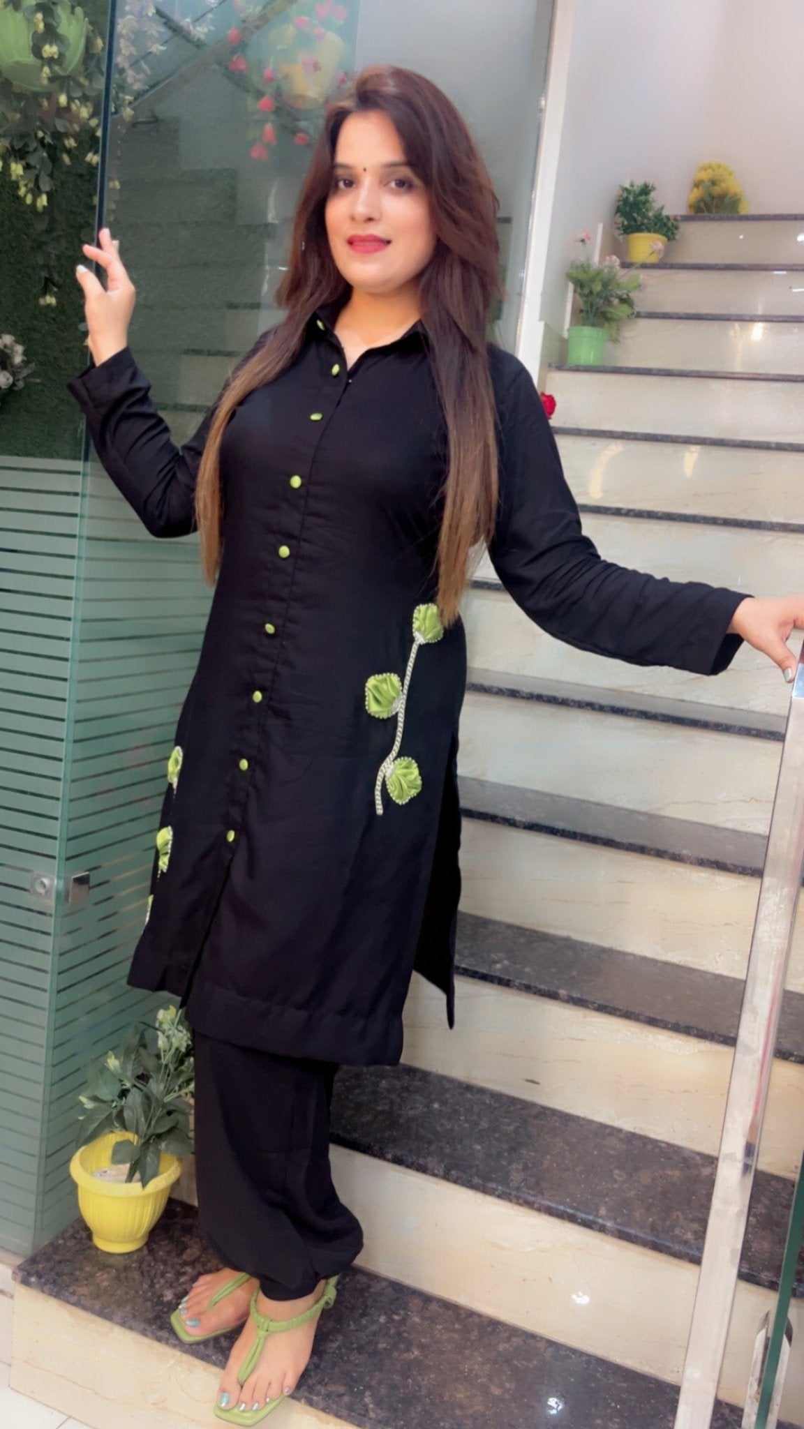 Embroidered Kurti Set - Kirti Kapoor Couture