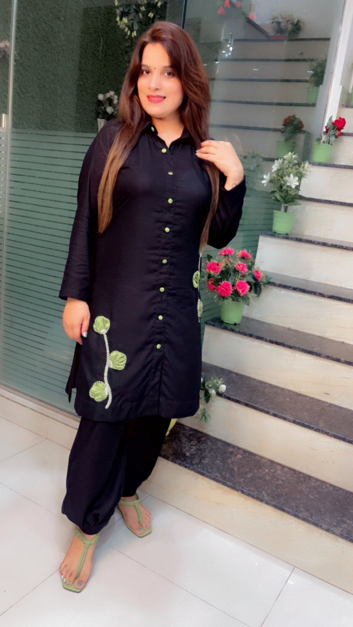 Embroidered Kurti Set - Kirti Kapoor Couture