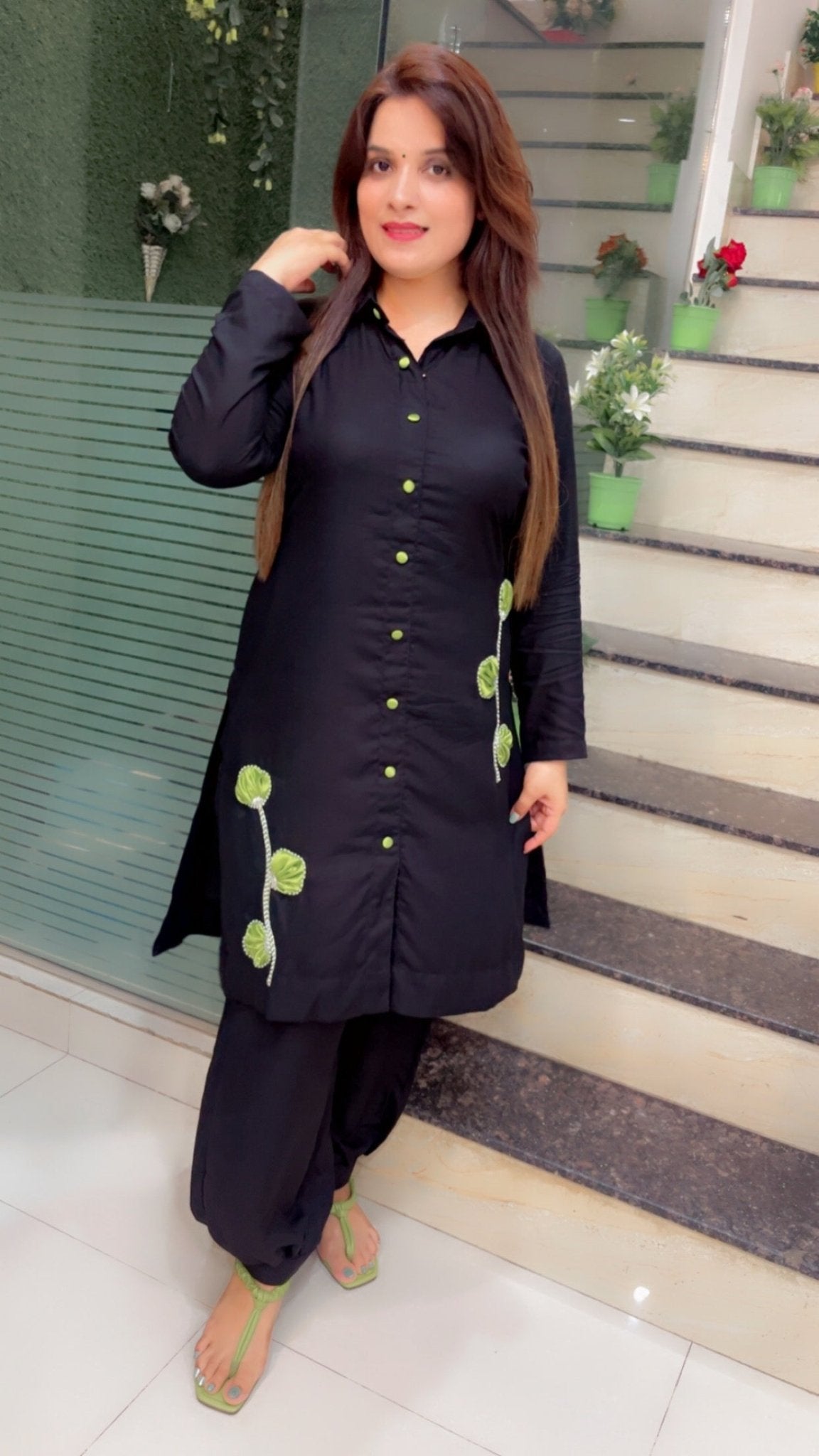 Embroidered Kurti Set - Kirti Kapoor Couture