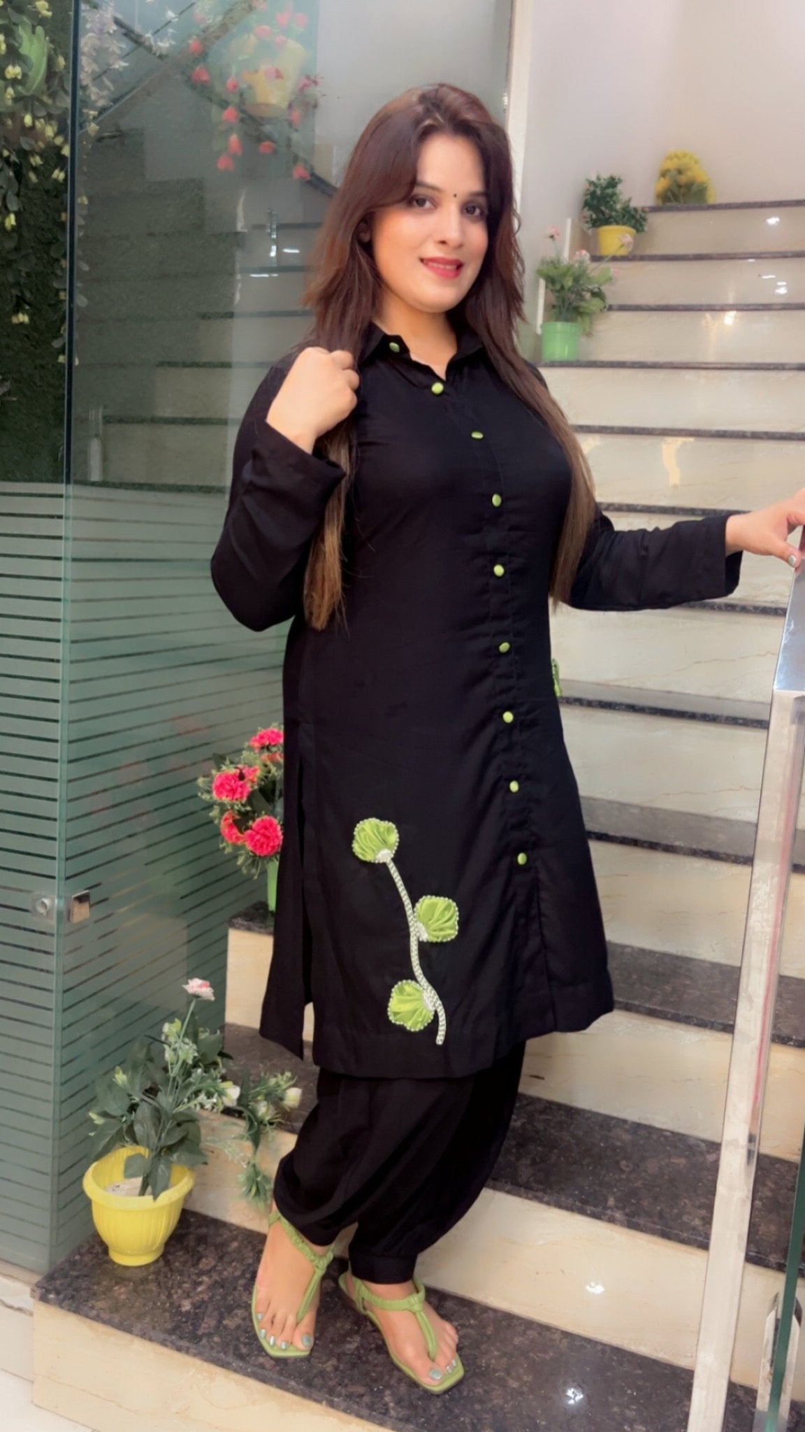 Embroidered Kurti Set - Kirti Kapoor Couture
