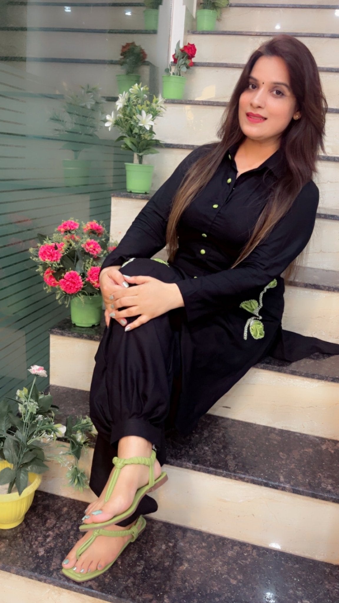 Embroidered Kurti Set - Kirti Kapoor Couture